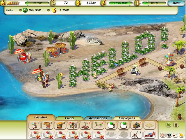 Paradise Beach game screenshot - 1
