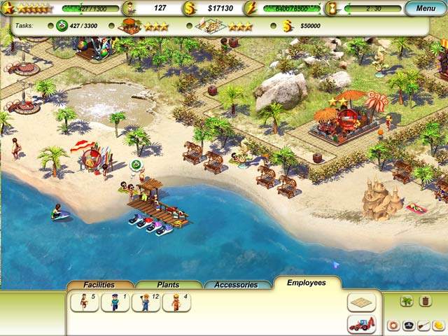 Paradise Beach game screenshot - 2