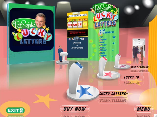 Pat Sajak's Lucky Letters game screenshot - 1
