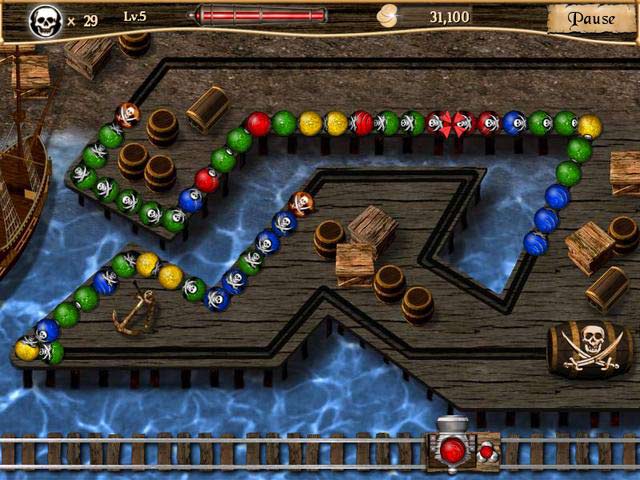 Pirate Poppers game screenshot - 1