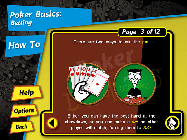 Poker for Dummies game screenshot - 2