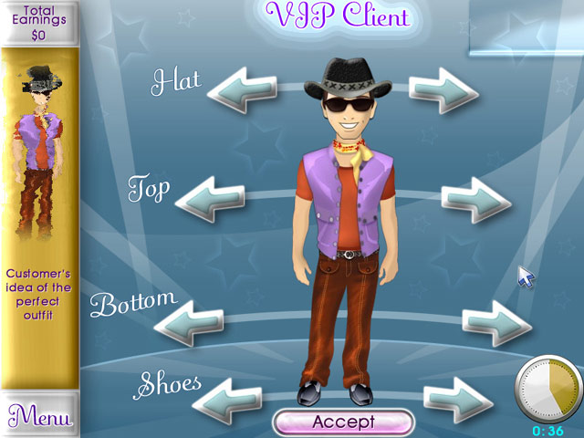 Posh Boutique game screenshot - 2