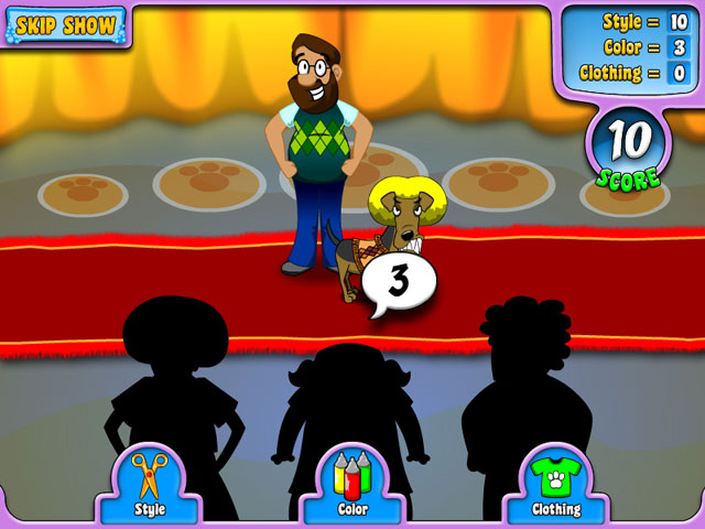 Puppy Stylin` game screenshot - 3
