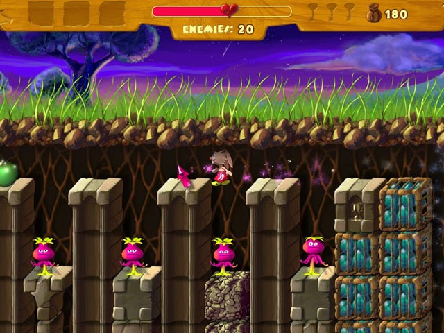 Rabbit's Magic Adventures game screenshot - 1