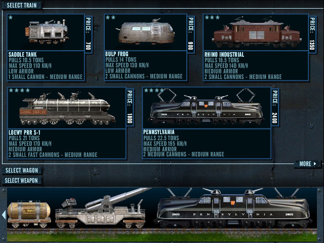 Rail of War game screenshot - 1