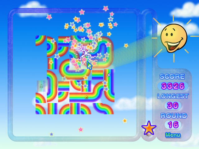 Rainbow Ruffle game screenshot - 1