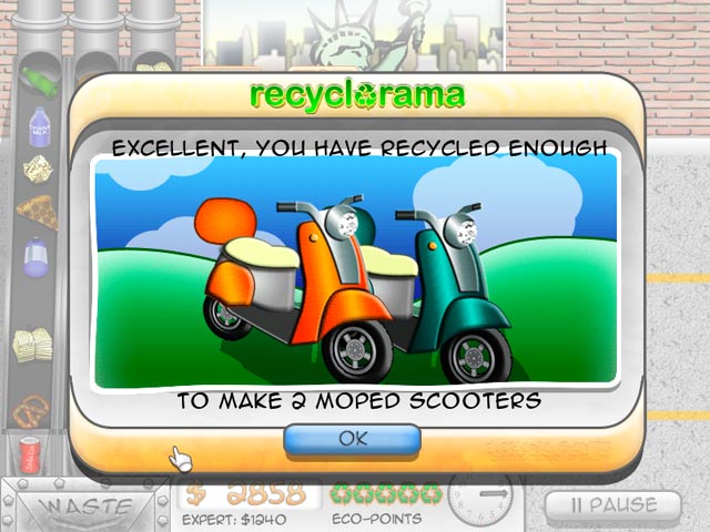 Recyclorama game screenshot - 2