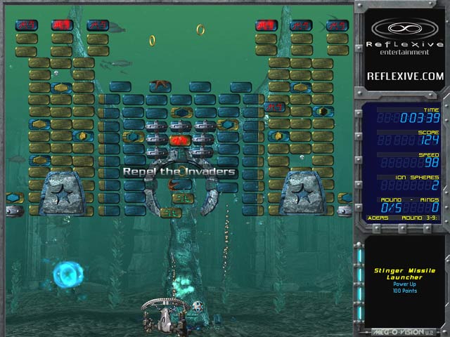 Ricochet Lost Worlds game screenshot - 1