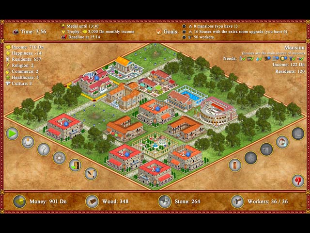 Romopolis game screenshot - 2