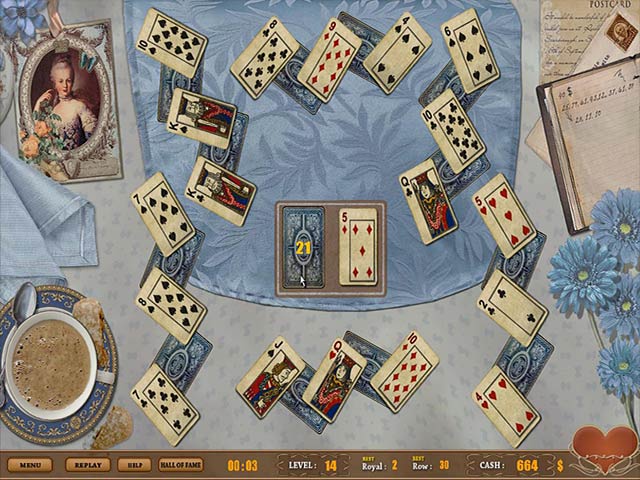 Royal Challenge Solitaire game screenshot - 1