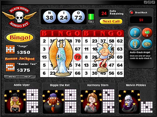 Saints and Sinners Bingo game screenshot - 2