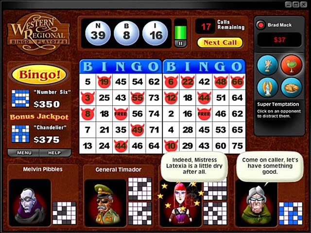 Saints and Sinners Bingo game screenshot - 3