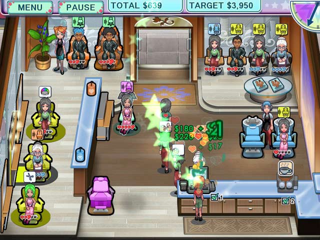 Sally's Salon game screenshot - 1