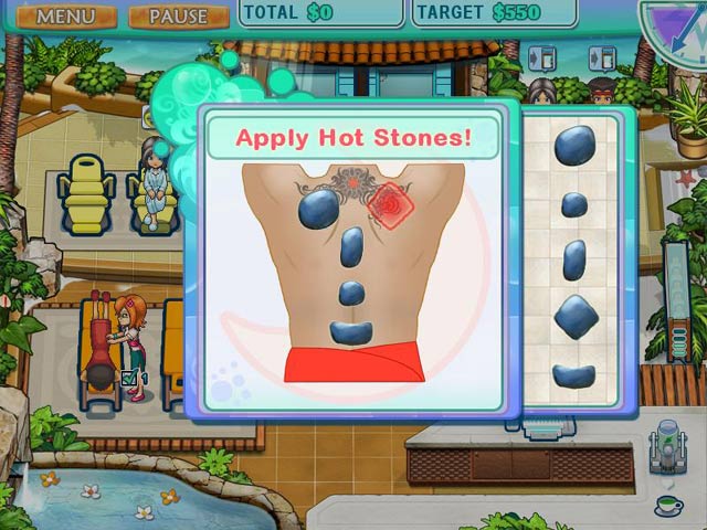 Sally's Spa game screenshot - 3