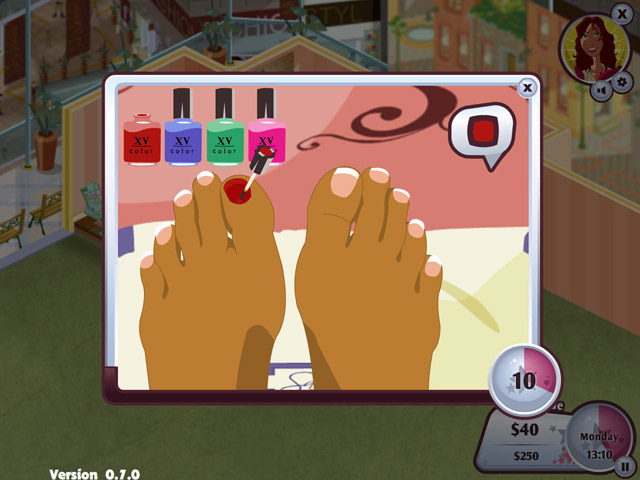 Sara's Super Spa Deluxe game screenshot - 2