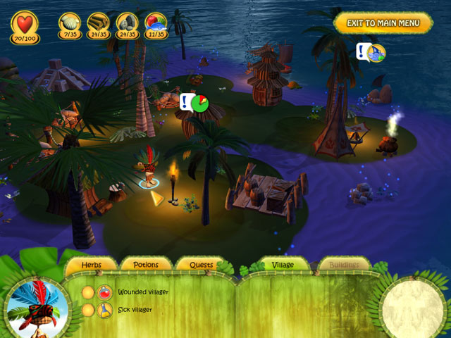 Shaman Odyssey: Tropic Adventure game screenshot - 2