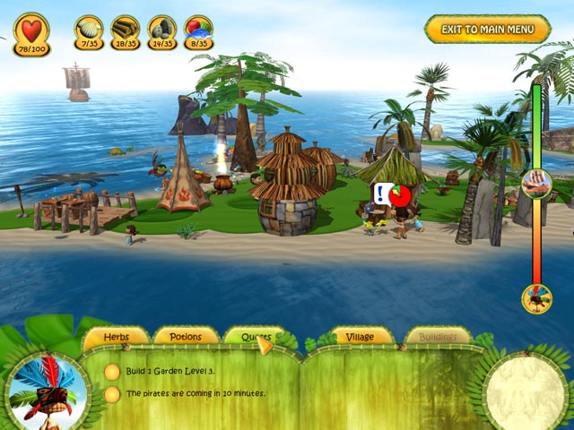 Shaman Odyssey: Tropic Adventure game screenshot - 3