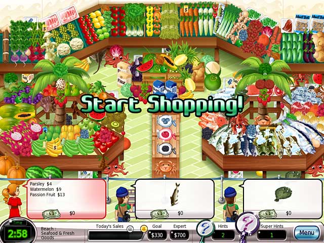 Shop-N-Spree: Family Fortune game screenshot - 1