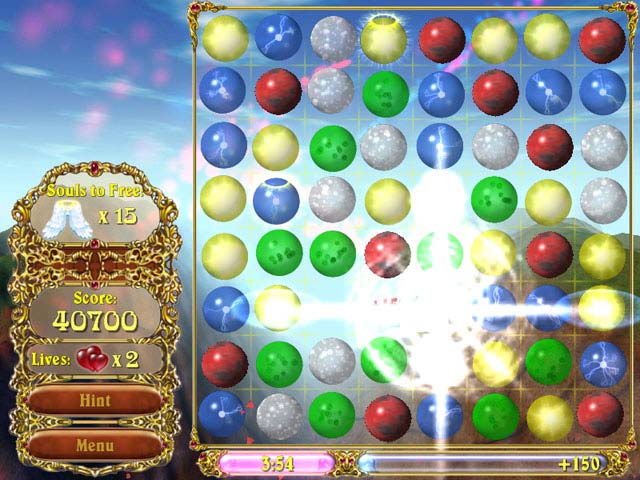 Sky Bubbles Deluxe game screenshot - 1