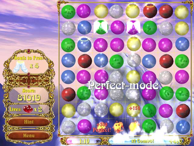 Sky Bubbles Deluxe game screenshot - 3