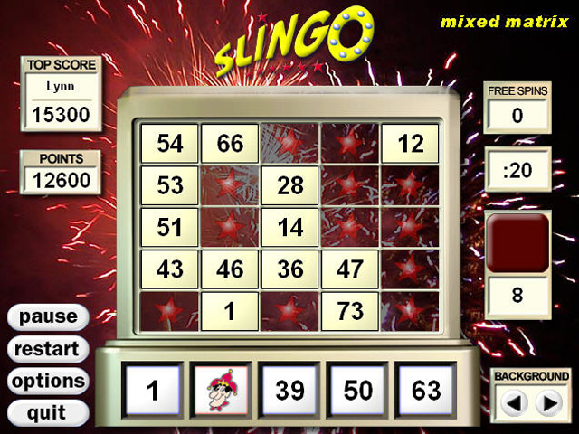 Slingo Deluxe game screenshot - 2