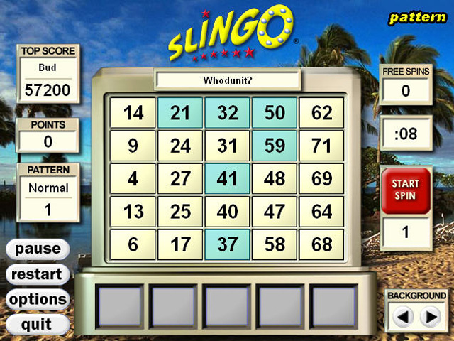 Slingo Deluxe game screenshot - 3