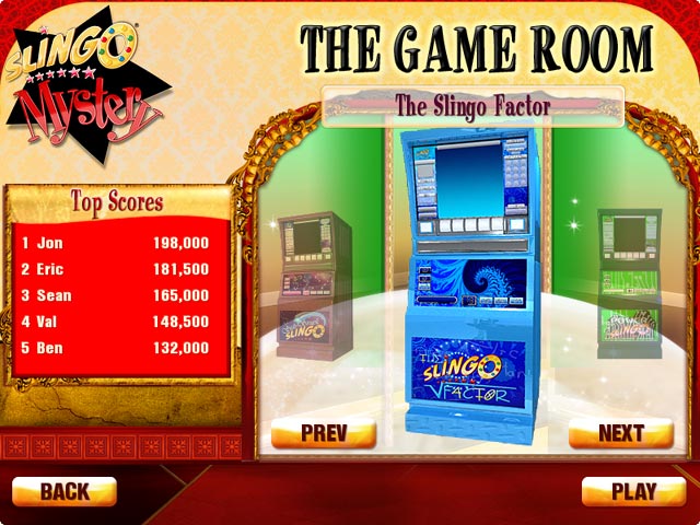 Slingo Mystery: Who's Gold game screenshot - 3