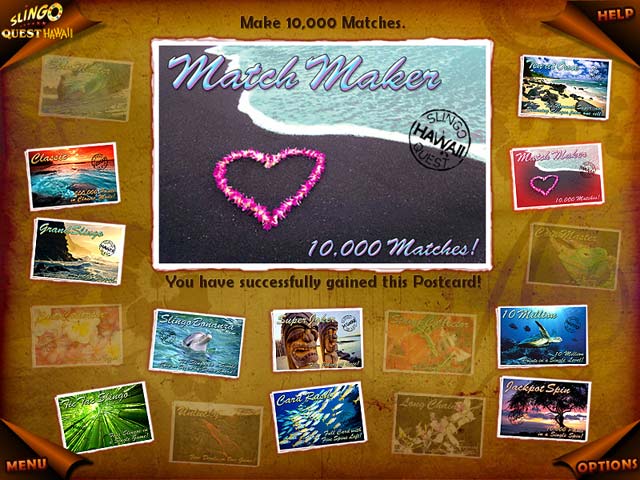 Slingo Quest Hawaii game screenshot - 3
