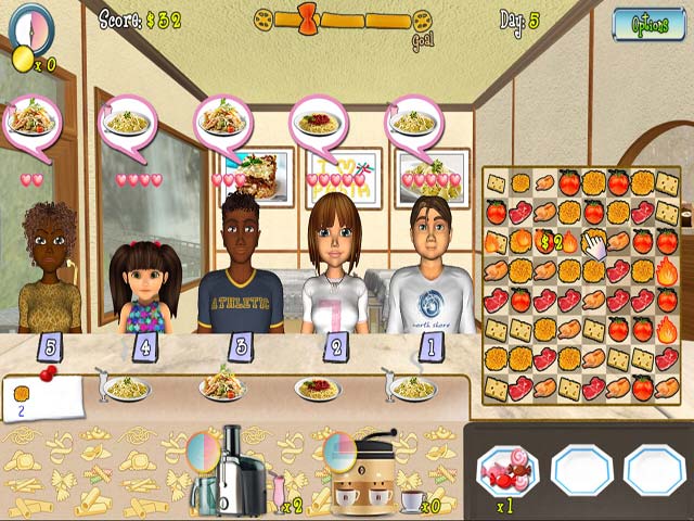 Smiling Pasta game screenshot - 1