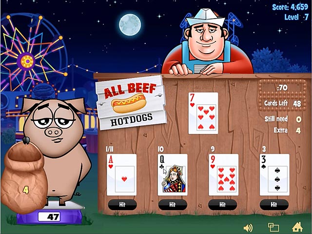 Snackjack game screenshot - 1