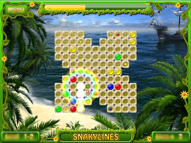 Snakylines game screenshot - 1