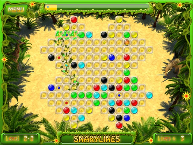 Snakylines game screenshot - 2
