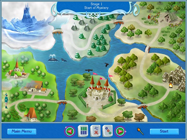 Snow Queen Mahjong game screenshot - 3