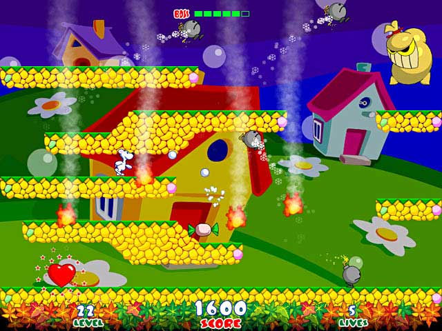 Snowy the Bear's Adventures game screenshot - 1