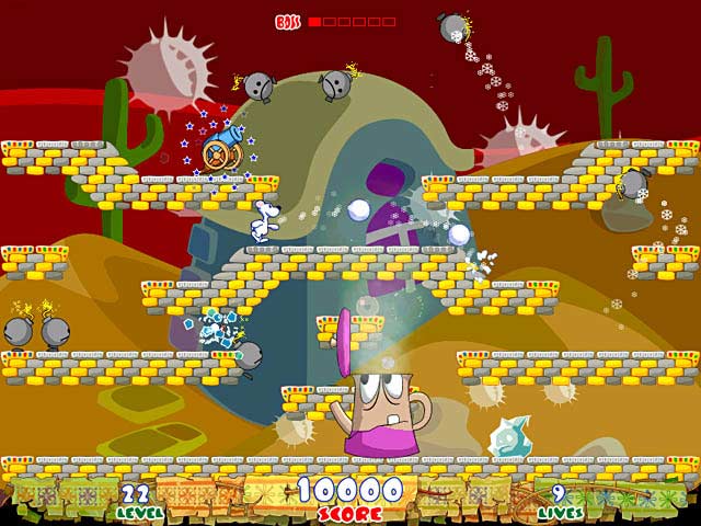 Snowy the Bear's Adventures game screenshot - 2