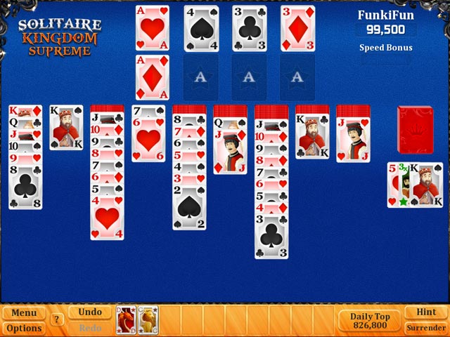 Solitaire Kingdom Supreme game screenshot - 2