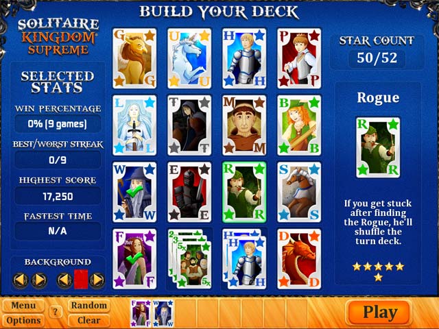 Solitaire Kingdom Supreme game screenshot - 3