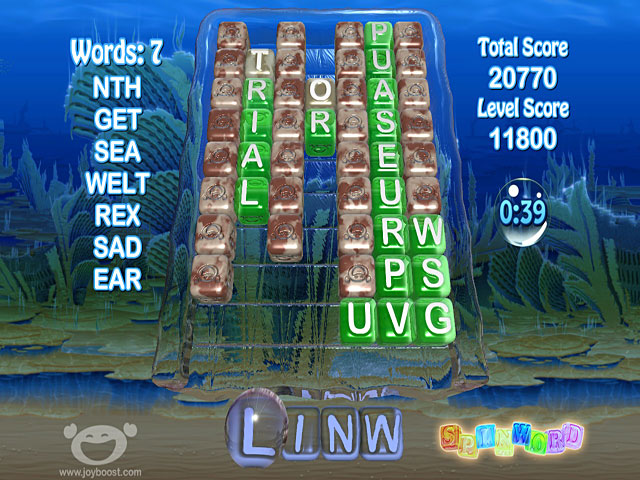 Spinword game screenshot - 2