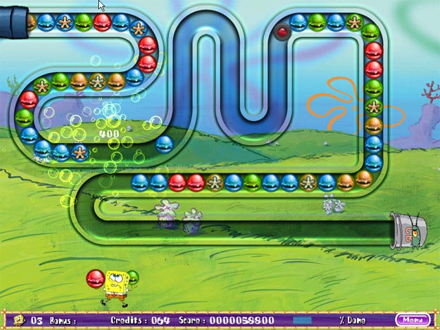SpongeBob SquarePants Bubble Rush! game screenshot - 1