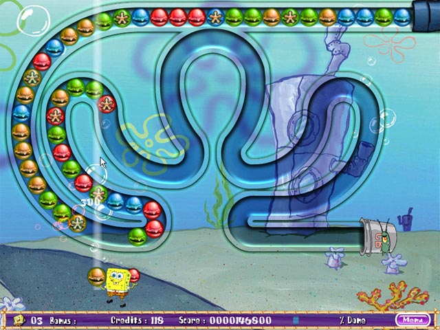 SpongeBob SquarePants Bubble Rush! game screenshot - 2