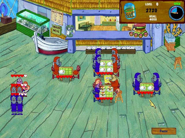 SpongeBob SquarePants Diner Dash 2 game screenshot - 3