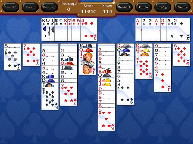 Spyde Solitaire game screenshot - 3