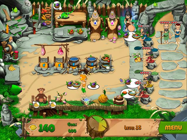Stone Age Cafe game screenshot - 1