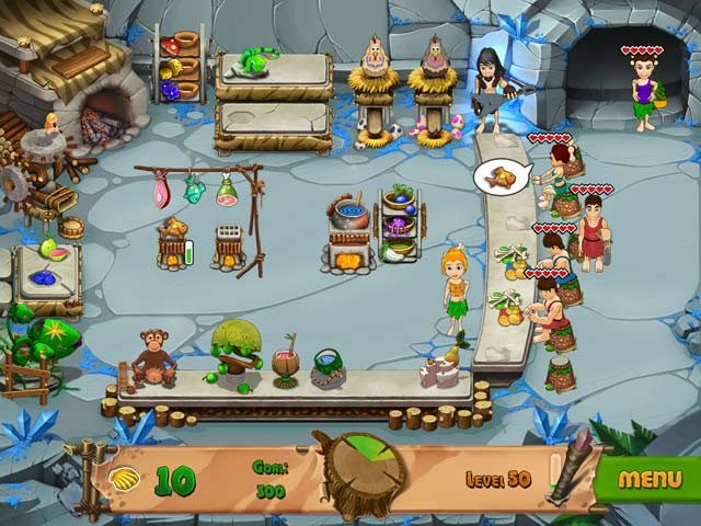 Stone Age Cafe game screenshot - 3