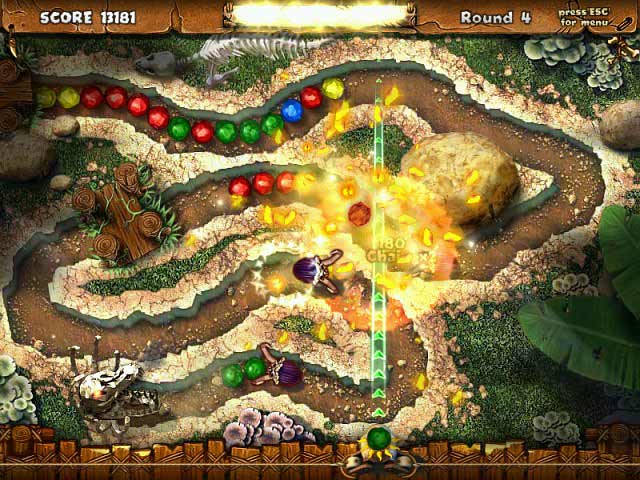 StoneLoops! of Jurassica game screenshot - 1