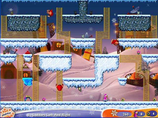 Super Granny Winter Wonderland game screenshot - 1