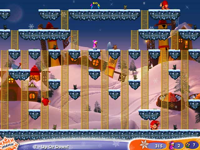 Super Granny Winter Wonderland game screenshot - 2