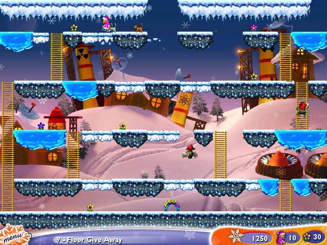 Super Granny Winter Wonderland game screenshot - 3