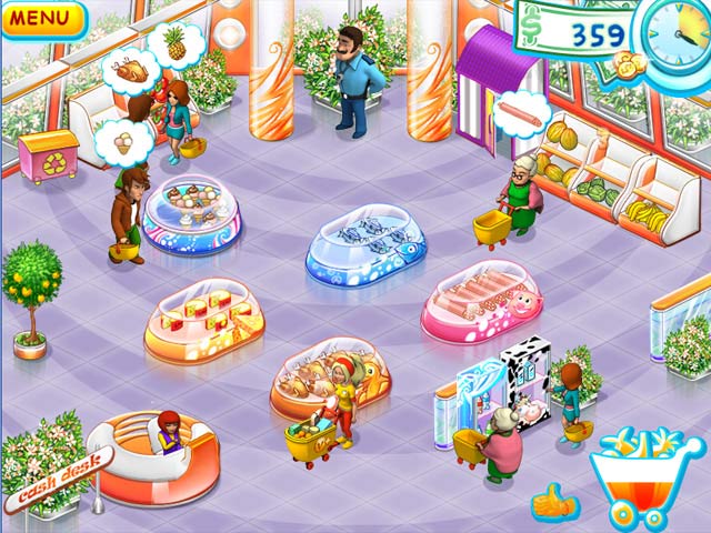 Supermarket Mania game screenshot - 1