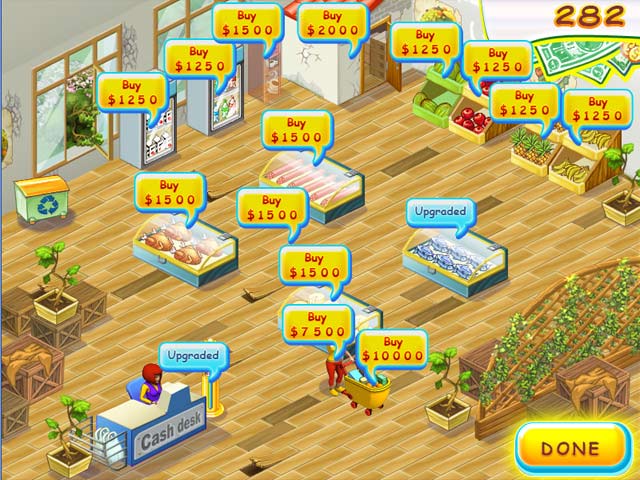 Supermarket Mania game screenshot - 2